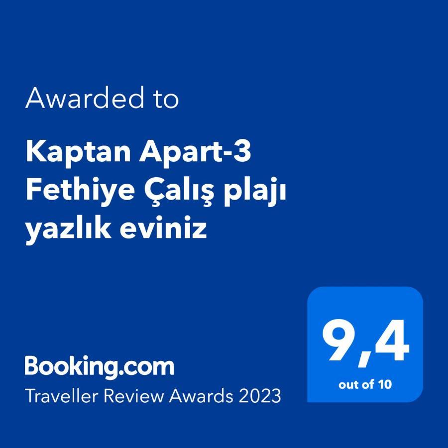 Kaptan Apart-3 Fethiye Calis Plaji Yazlik Eviniz公寓 外观 照片